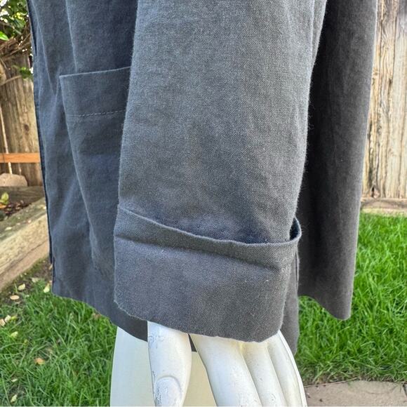 Vtg 80's Lady Van Heusen Black Long Blazer U.S.A Women's Size 11/12 - Picture 7 of 10